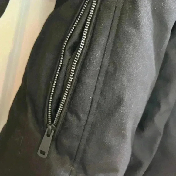 Kenneth Cole Womens Brushed Twill Hooded Black Coat Size XSmall B9315 - Picture 7 of 14